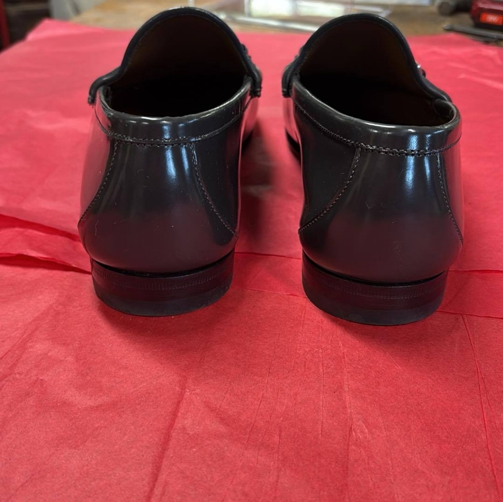 Gucci Gray Leather Loafers Slip-Ons, Excellent Condition. - Picture 4 of 7